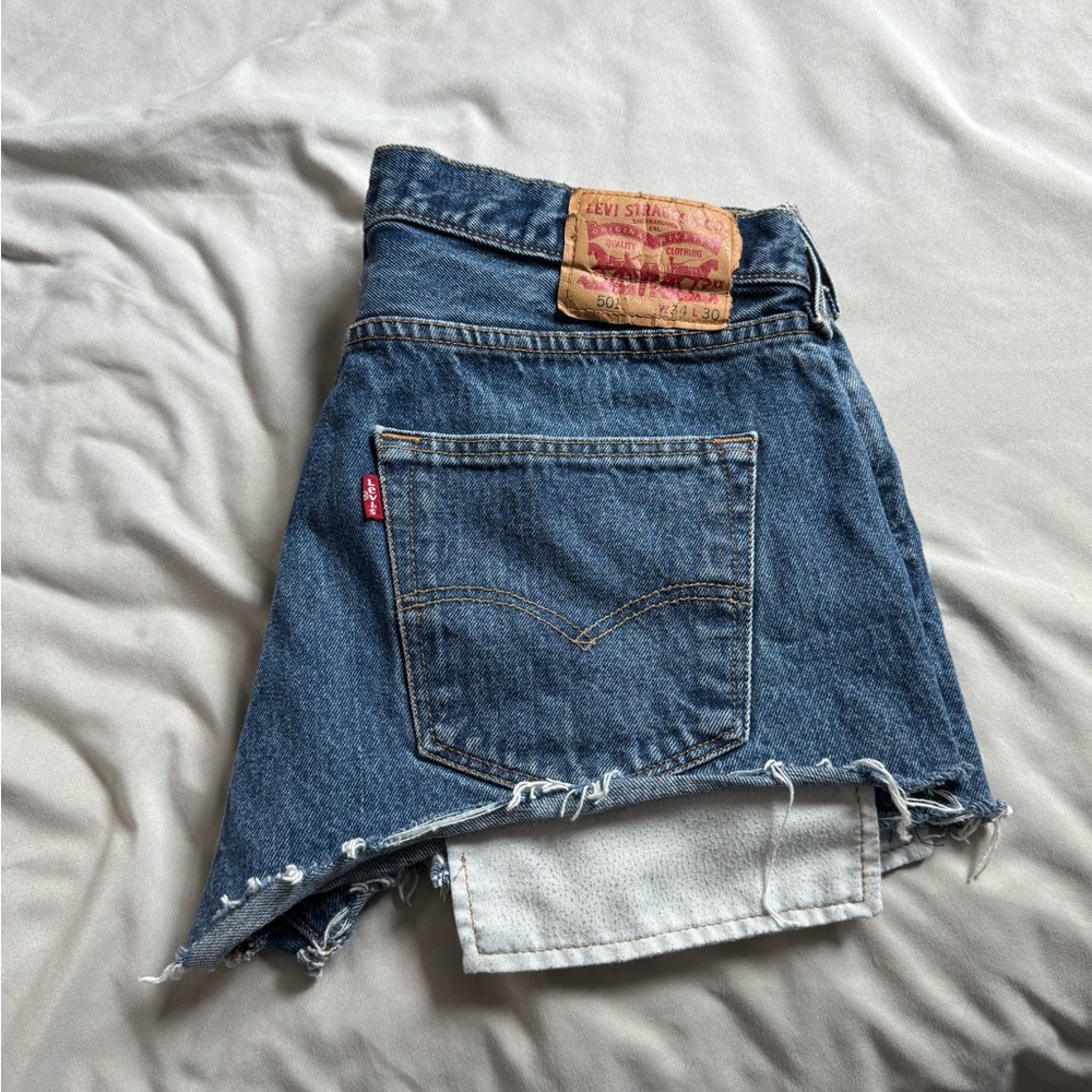 Levi's Women's Blue Denim Shorts